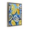 Stupell Industries Lemon & Oyster Pattern Floater Framed Canvas Wall Art Design by LSR Design Studio